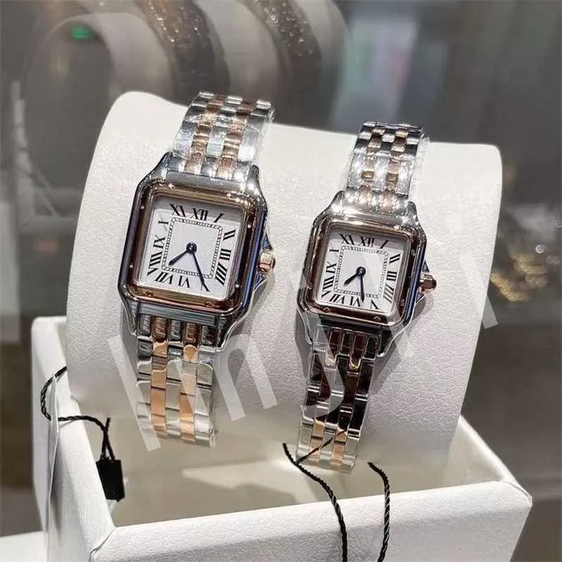 Horloge Dames horloge voor Horloge Vierkant quartz horloge Roestvrij staal Vouwgesp dames gouden horloges Montre