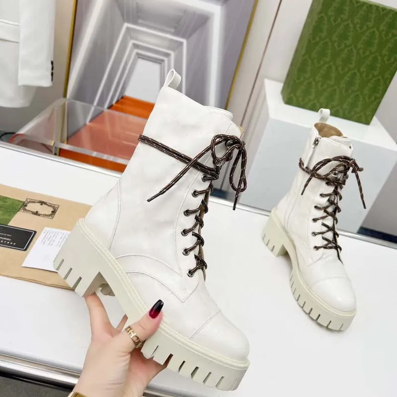 High branded shop lace boots