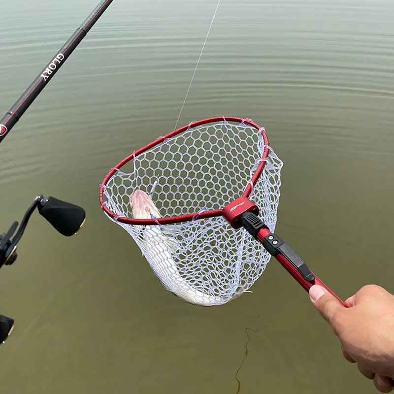 HISTAR Foldable Landing Net Ultra Lightweight, Portable, Soft Rubber With  Stainless Steel Handle For Fly Fishing Accessories 230720 From Mang09,  $13.18
