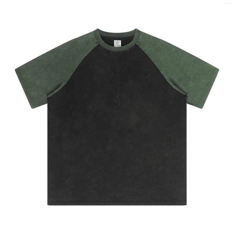 Herren-T-Shirts, Baumwolle, Vintage-Stil, Raglanärmel, großes Herren-Shirt