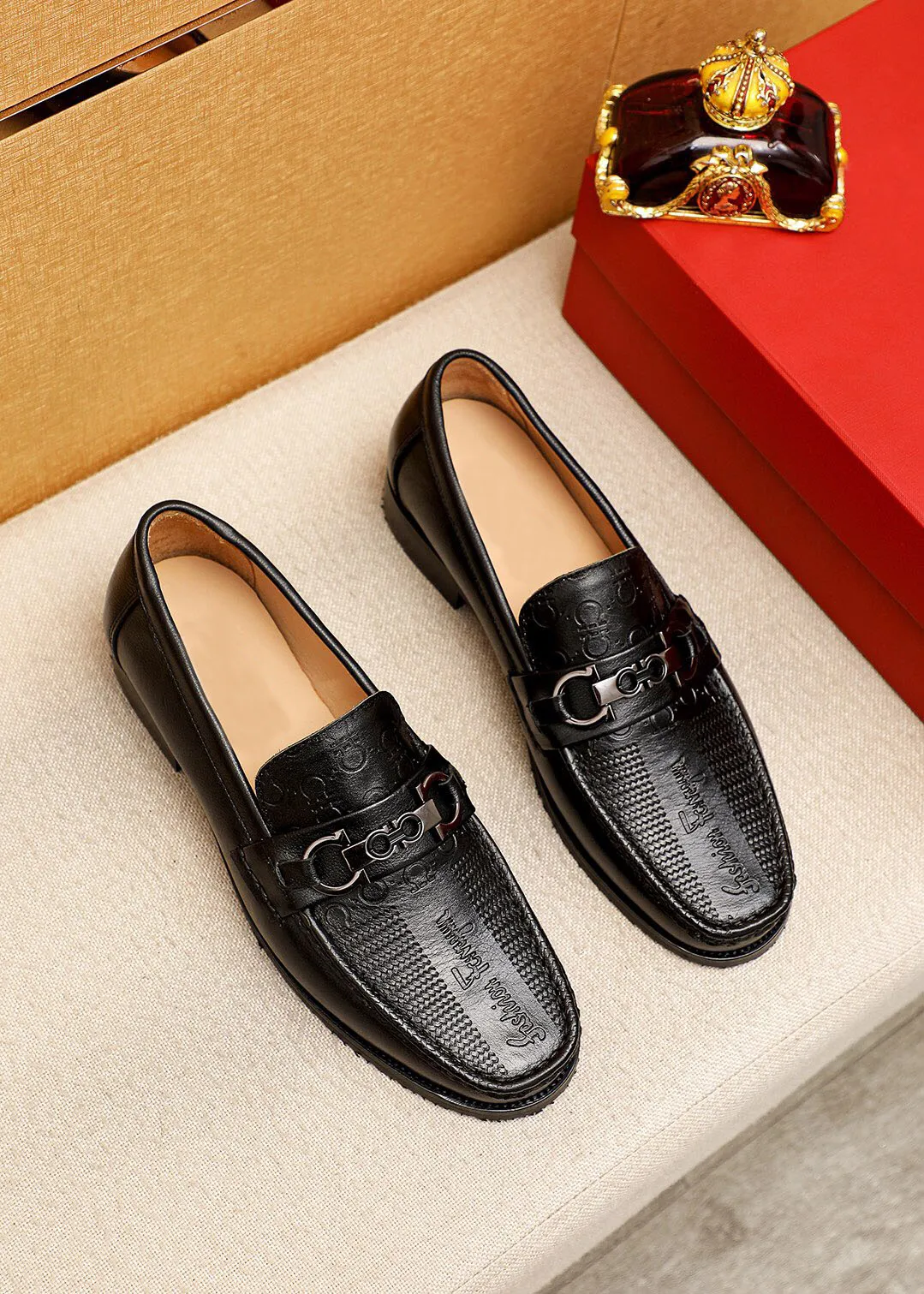 New 2023 Mens Dress Shoes Genuine Leather Party Business Driving Shoes Male Brand Designer Casual Outdoor Walking Loafers Size 38-46