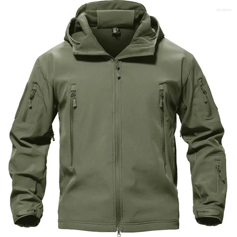 Hommes vestes 2023 automne hiver homme polaire voyage militaire extérieur imperméable SoftShell veste chaud confortable voyage manteau hommes