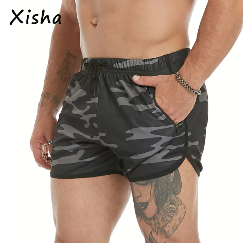 XISHA 2022 Pantaloncini da corsa Uomo Pantaloncini estivi traspiranti Palestra Sport Mens Tennis Fitness Pantaloni sportivi Pantaloni corti Pantaloni da jogging