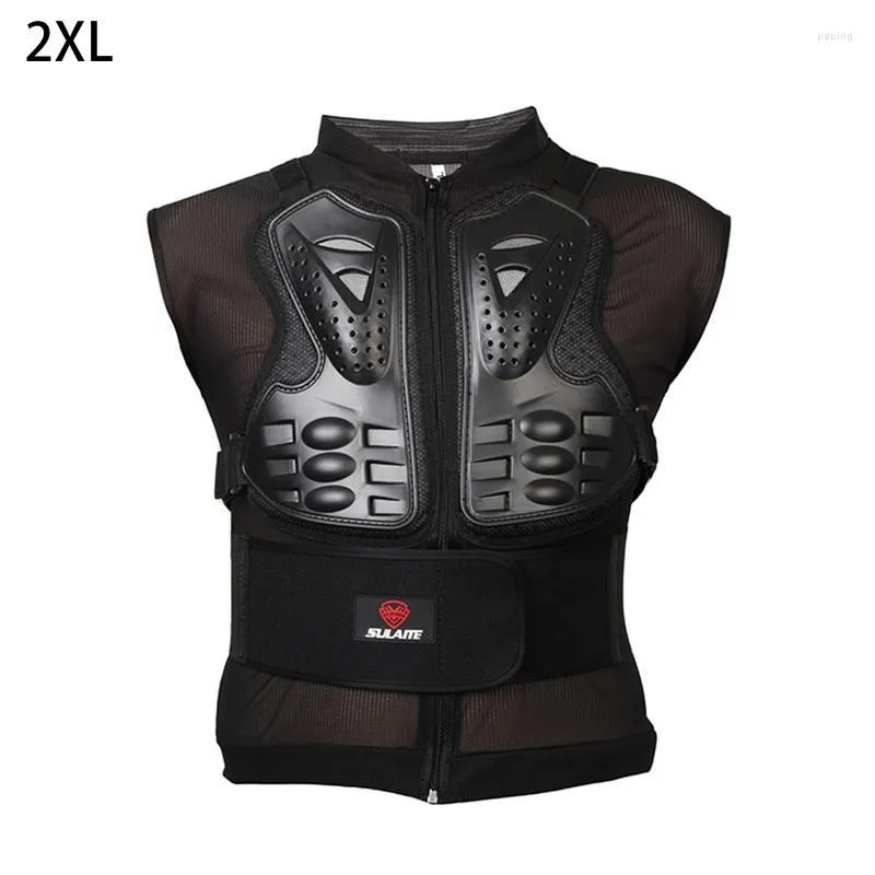 Moto Armure Équitation Gilet Veste Sans Manches Off-road Back Guard Réglable Résistance À L'usure Protecteur