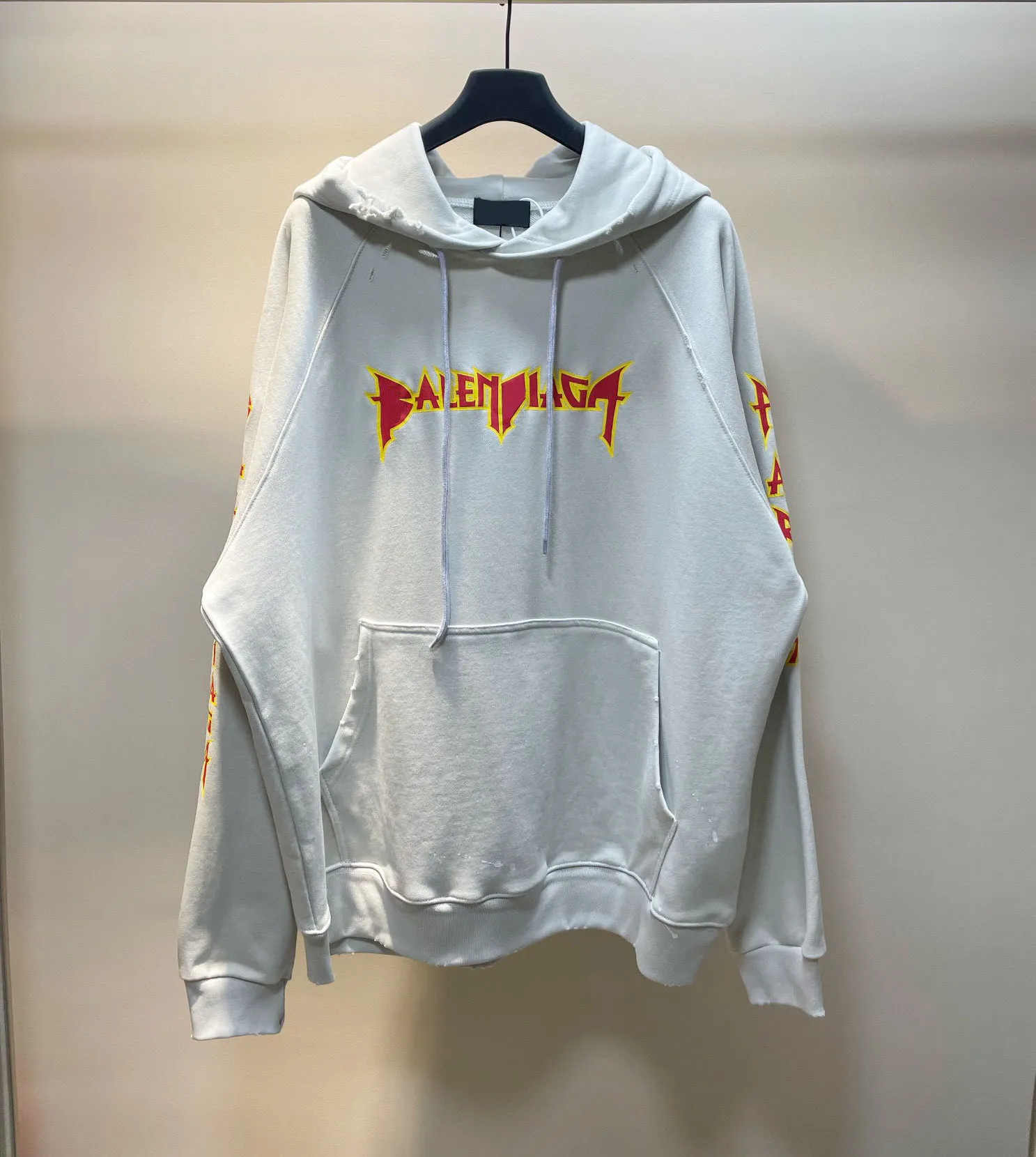 Mäns plus -storlek ytterkläder rockar sizehoodies hoodies passar huva casual mode färg randtryck asiatisk storlek vild andningsbar lång ärm en uppsättning 2wr