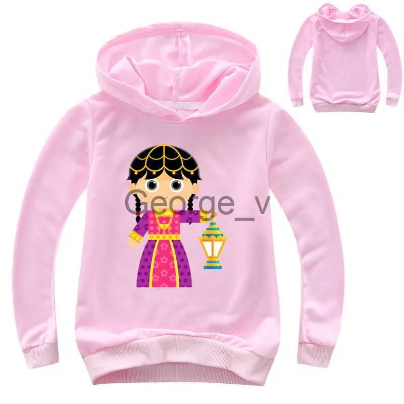 Hoodies Sweatshirts Ramadan MUBARAK Clothes Kids Hoodie Boys Harajuku Fashion Sweatshirt Girls Long Sleeve Coats Children Eid Al Adha Ramadan Kareem J230724