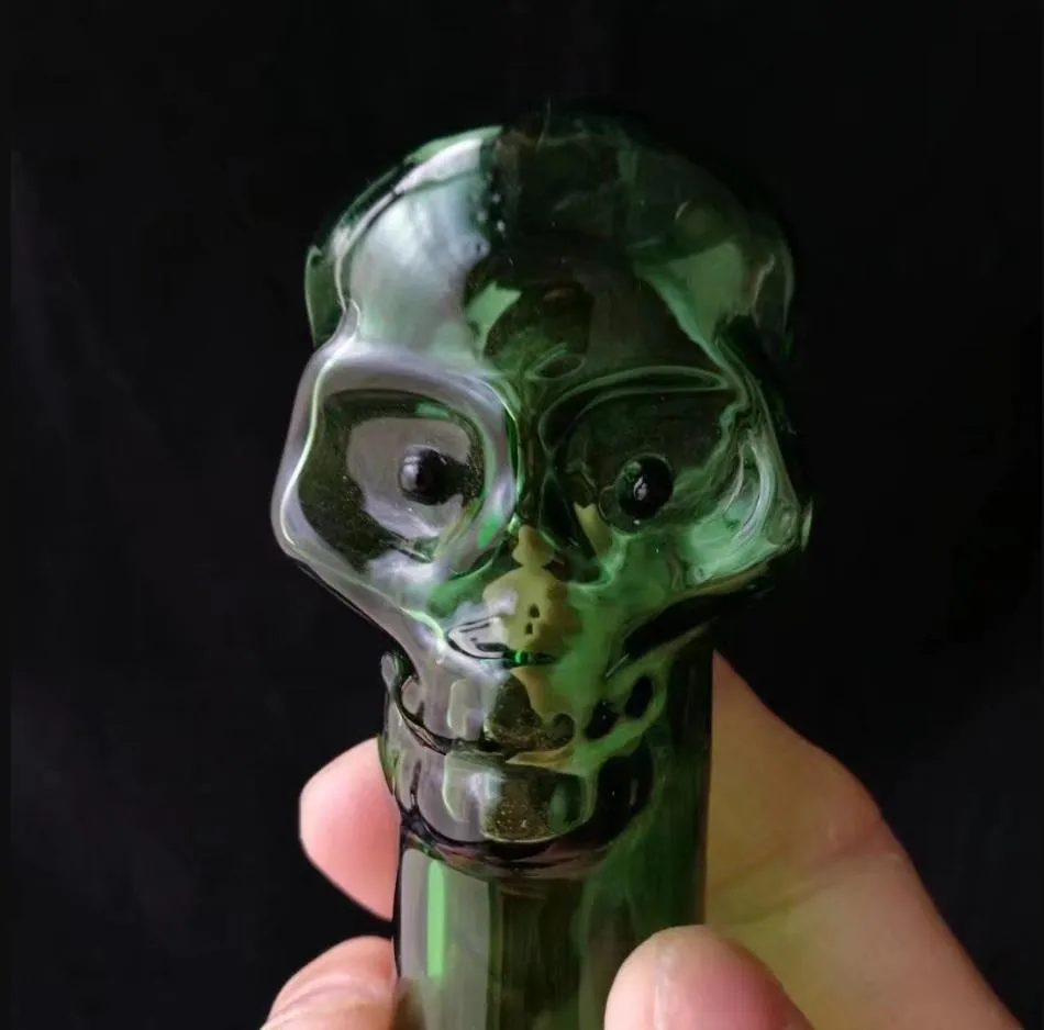 Glass Pipes Smoking blown hookah Manufacture Hand-blown bongs Large colored skeleton pipe