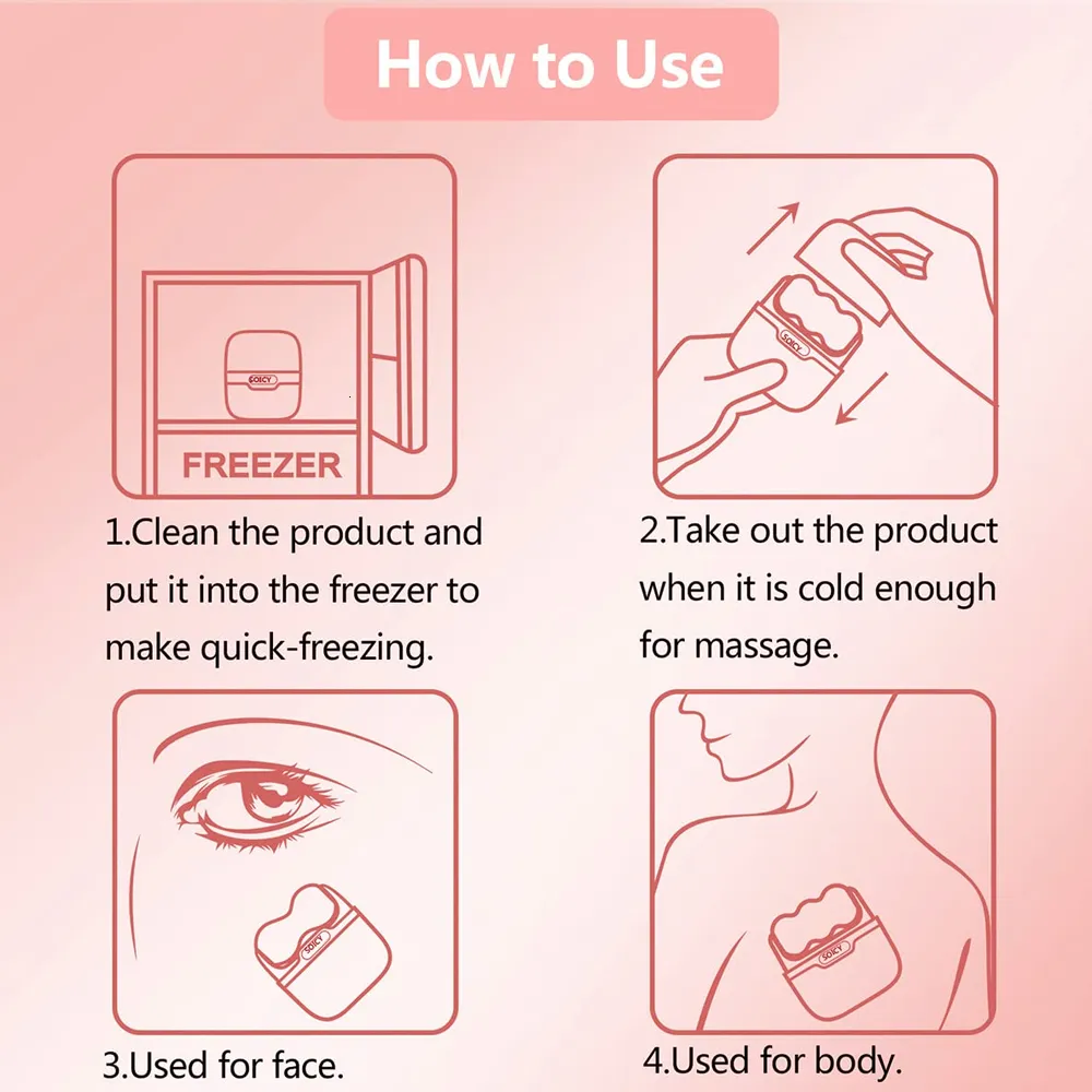 Back Massager Ice Face Eye 2-in-1 for pain relief and mild injury cold treatment massage Roller skin care_voghion.com