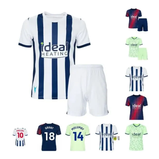 West Bromwich Albion 2024 Soccer Jerseys Home, Away Third Kits
