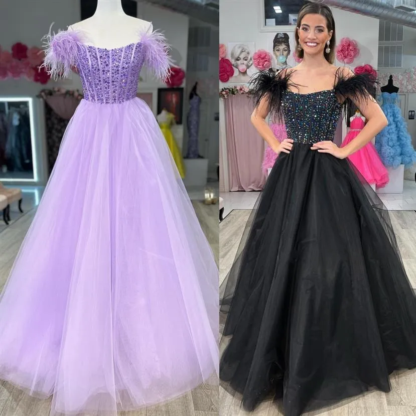 Espartilho Corpete Vestido de Baile 2023 Decote Canoa Tule Linha A Senhora Pré-adolescente Vestido de Concurso Festa de Noite Formal Convidada de Casamento Capeta Vermelha 174u