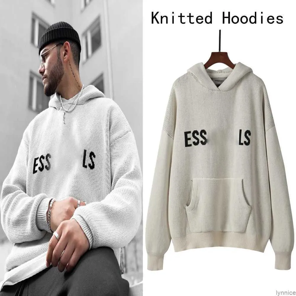 23ss Designer Essentialclothing Hoodie Sweater for Men Women Knitted Essentialshirt Sweaters Casual Sweatshirts Pullover Top 66xq