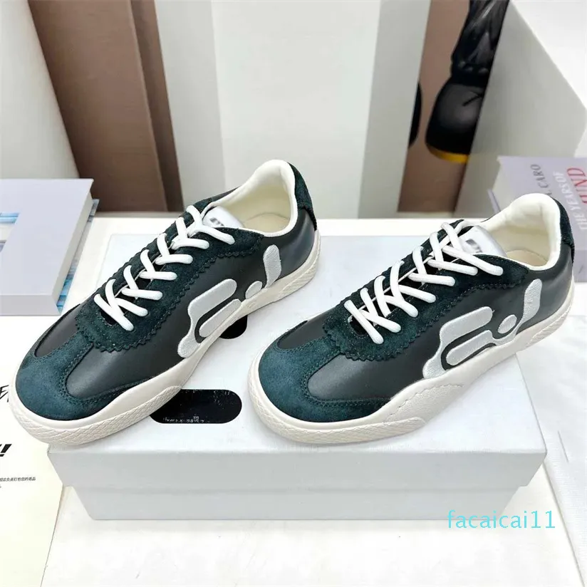 damesschoenen sneakers casual schoenen platform reizen leer veterschoenen fashion letters sneakers hardloopschoenen maat 35-40