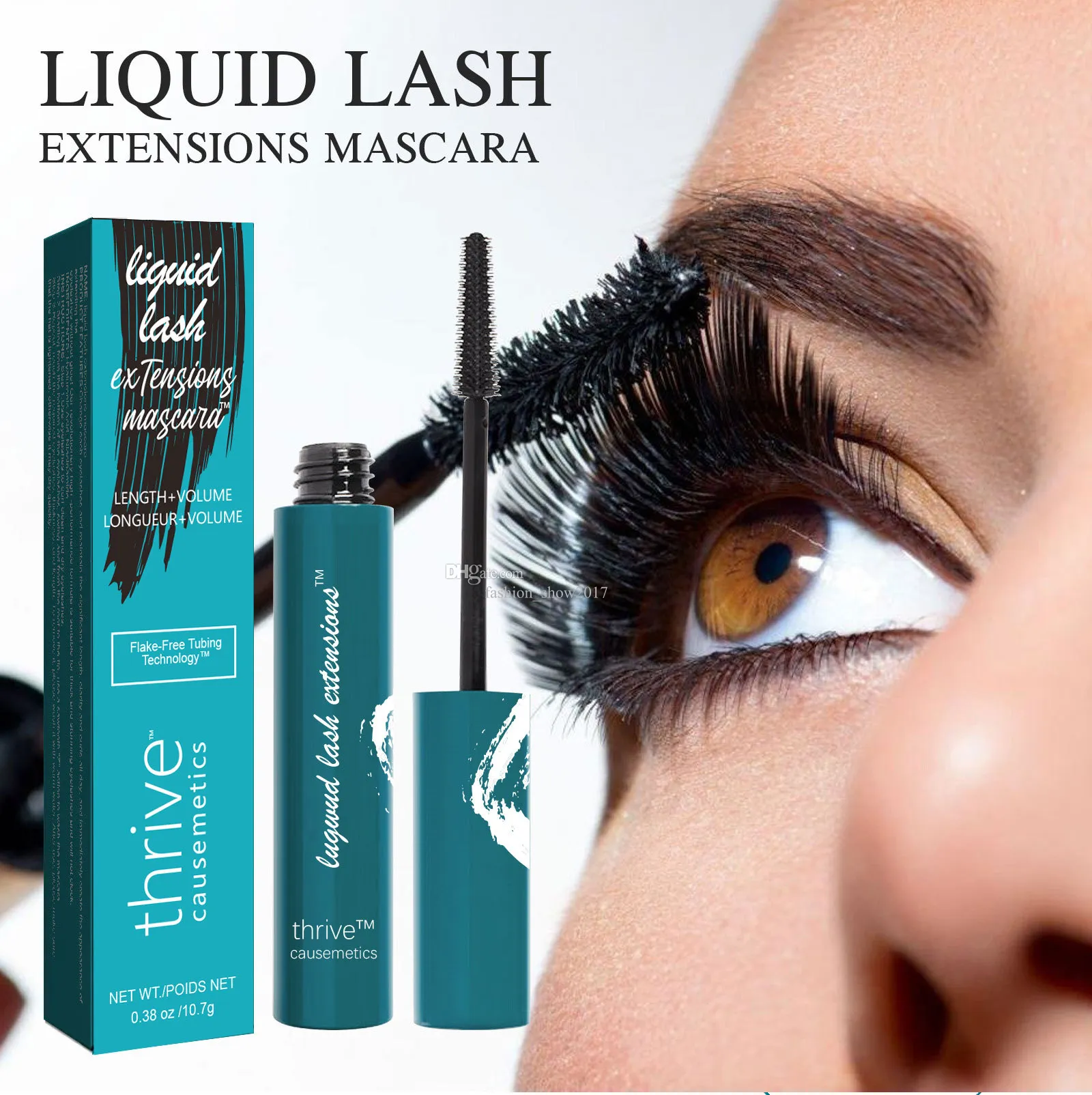 Thrive cuasemetics Mascara Brynn rich black Crystal brown black 2 colors liquid lash extensions 0.38oz/10.7g