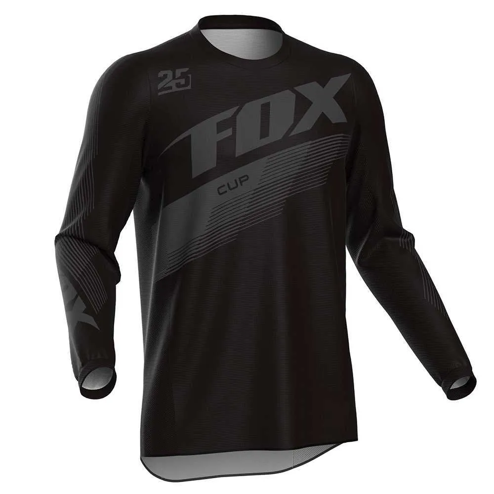 Men's T-Shirts 2023 Motocross Jersey Mtb Downhill Jeresy Cycling Mountain Bike DH Maillot Ciclismo Hombre Quick Dry Jersey Fox Cup Jersey E23