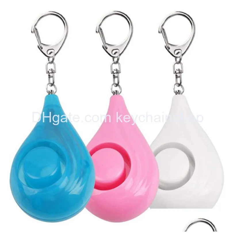 Porte-clés Alarmes personnelles Safe Stable Mini Portable Keychain Alarm Panic Anti Rape Attack Self Defense Dhs Drop Delivery Jewelry Dha7X