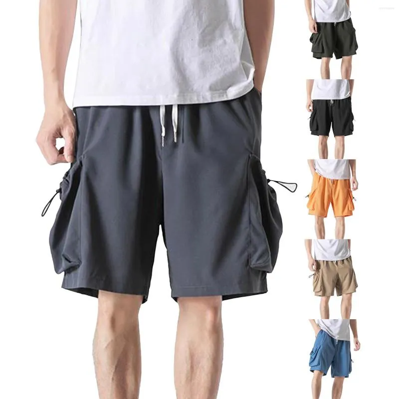 Running Shorts Casual Jogging Men's Summer Retro Sports Basketball With Pockets Men For