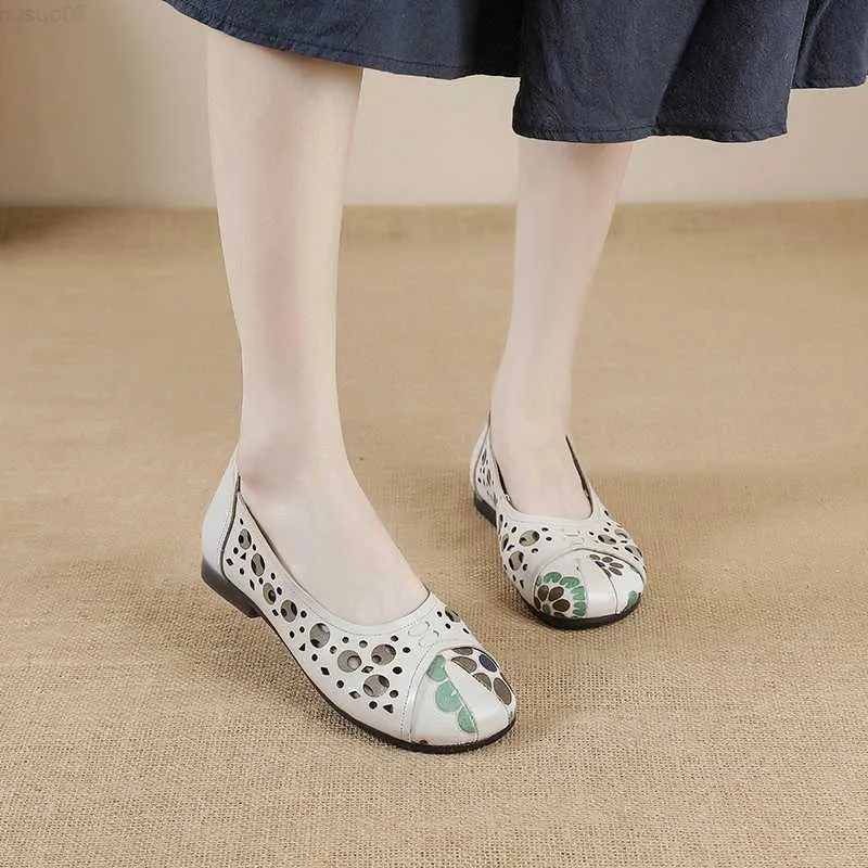 Cowhide flats shop