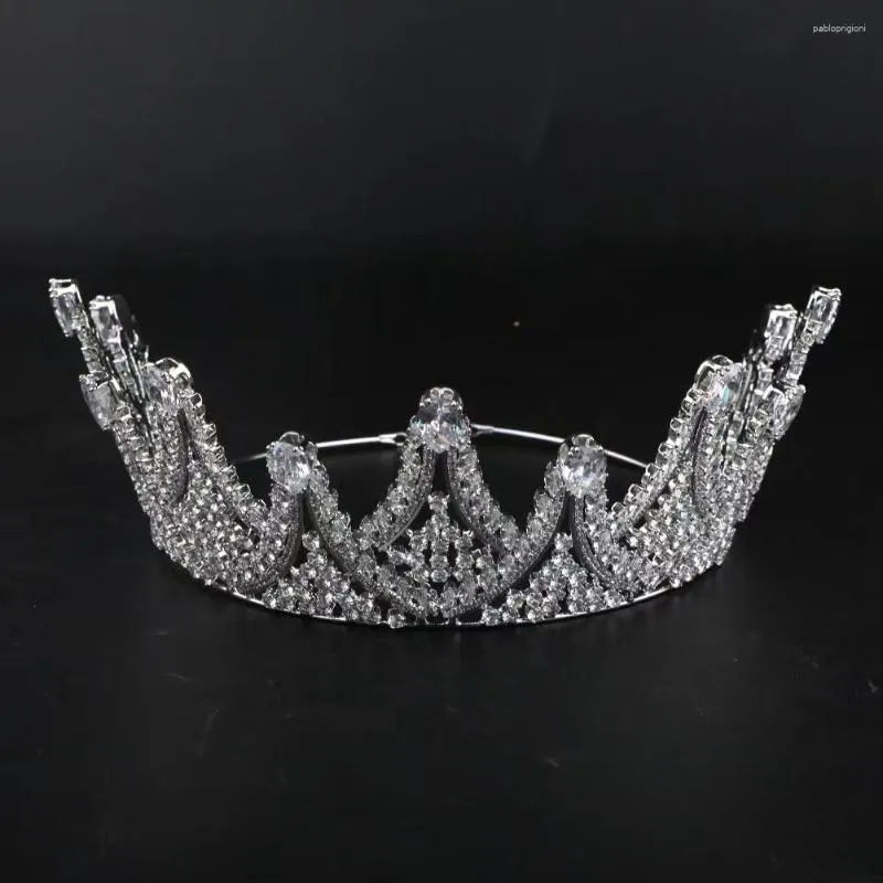 Sponke za lase EYER, krone za tekmovanje, avstralski kubični cirkonij, kristalna tiara, poročni nakit, modni dodatki za_voghion.com