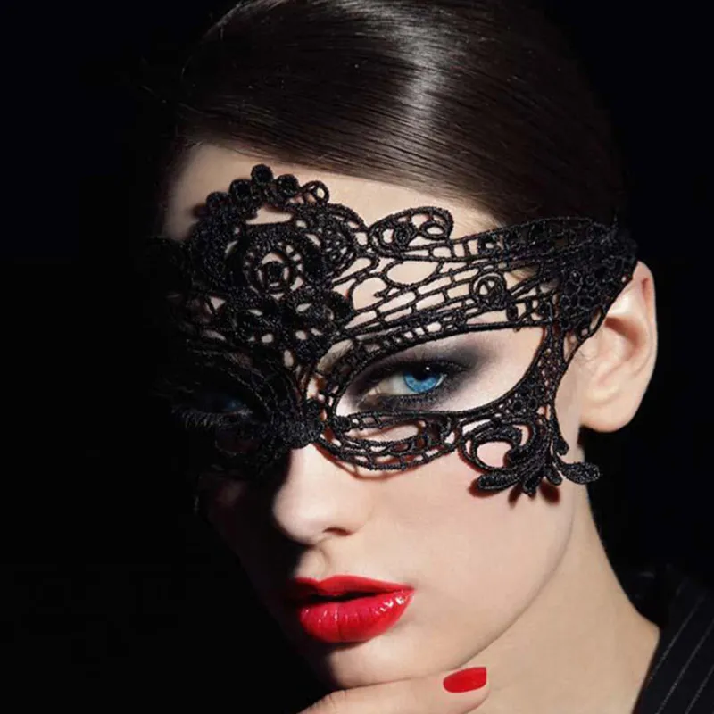 Rastgele 1 adet seksi cosplay oyuncak kostümleri kadın dantel parti gece kulübü kraliçe göz maskesi erotik iç çamaşırı venedik karnavalı anonim