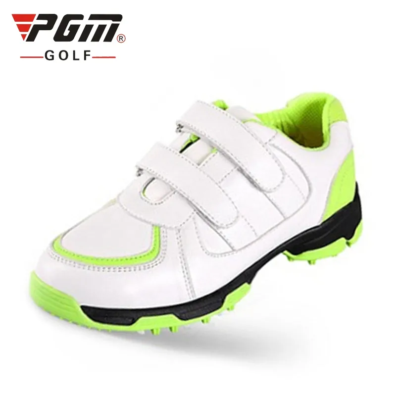 PGM Golf Shoes Boy Professional Girl Sneakers Waterproof Soft Footwear Classic Kids Outdoor Breathable Shoes AA20173