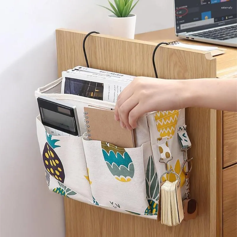 Storage Bags Convenient Anti-deform Multi-Pocket Bedside Bag For Bed Bunk