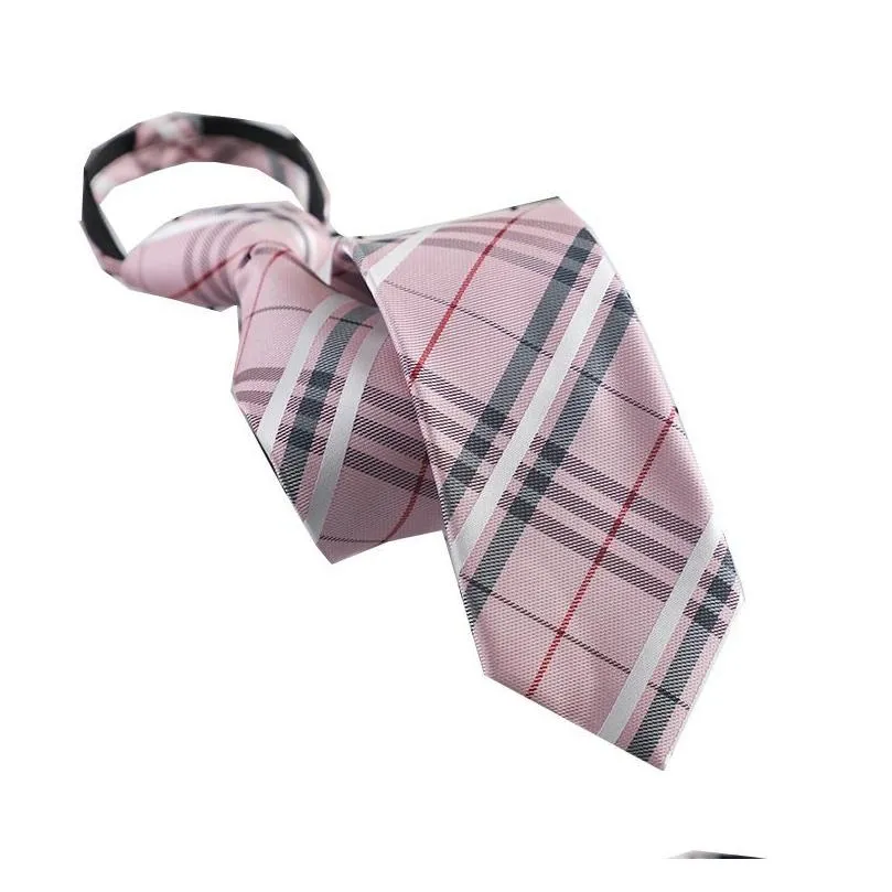 Neckband Kvinnor Plaid Tie Girls Japanese Style For Jk Uniform Söt slips skoltillbehör Drop Delivery Fashion