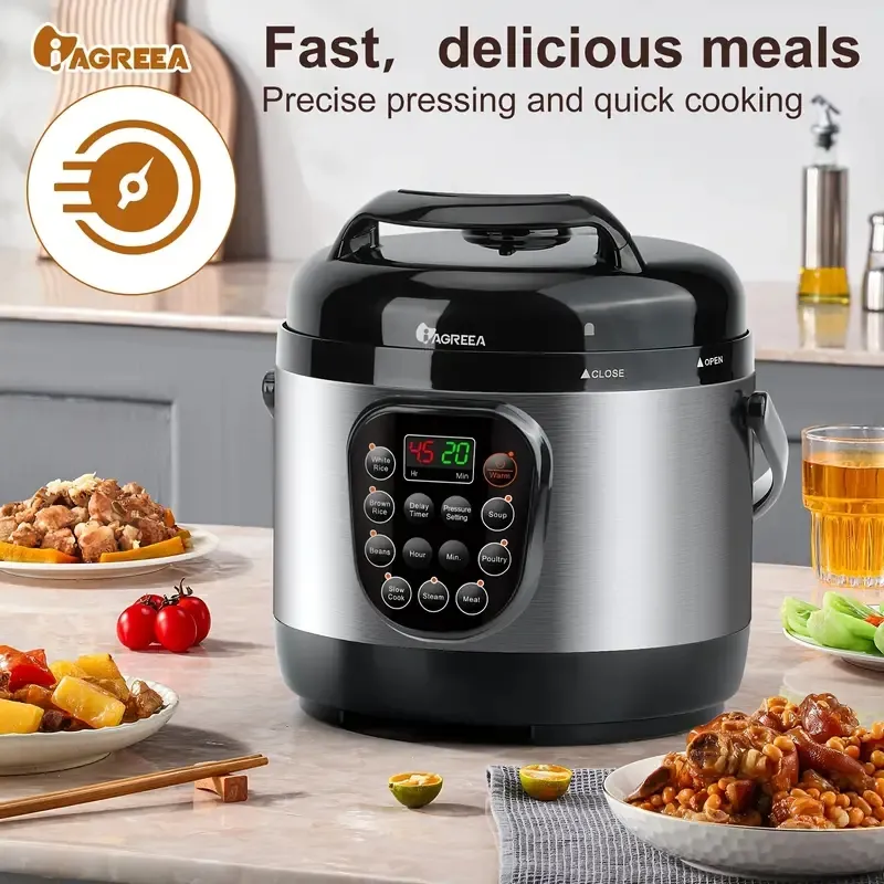 IAGREEA 4 Cup Kambrook Electric Pressure Cooker With 8 Menu Settings For  Fast White/Brown Rice, Oatmeal, And More Portable Multi Cooker From  Juulpod, $65.26