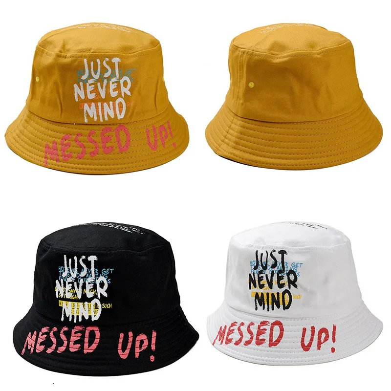 1PC Unisex Bucket Hat Fishing Outdoor Hip Hop Cap Men