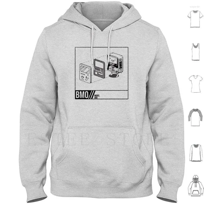 Herrtröjor bmo hoodie långärmad adventuretimerbppsubmission söt ritning inuti xray anatomi