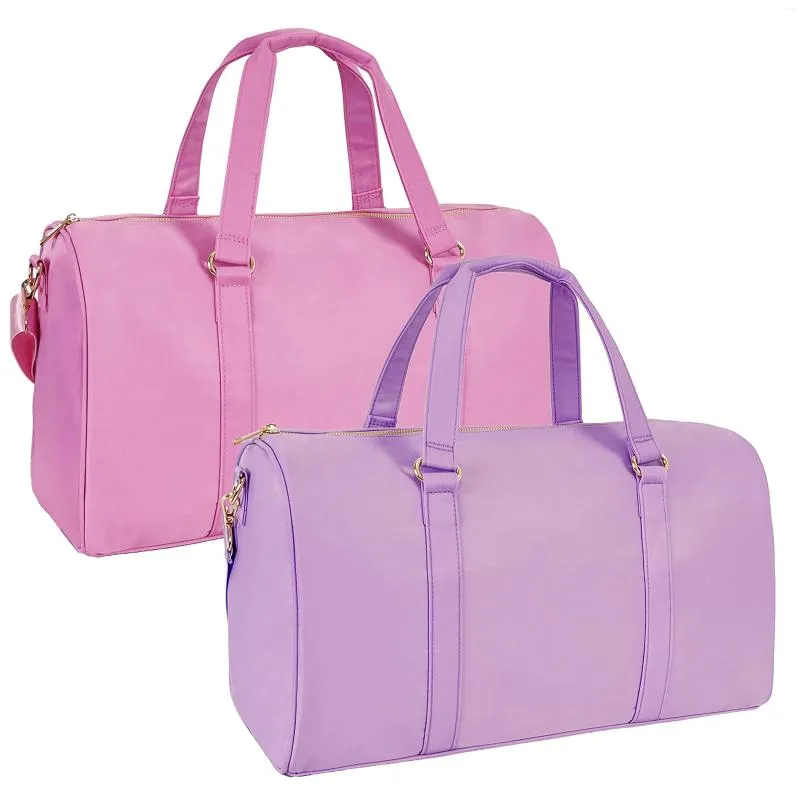 Duffel Bags Nylon Waterproof Weekender Duffle Large Capacity Travel Bag Sport Gym With Long Shoulder Strap For Men And Women