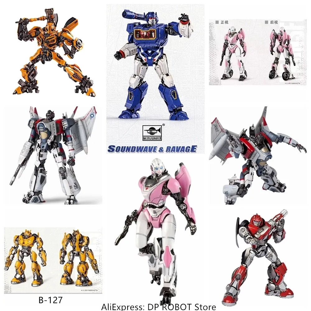 Transformation Toys Robot Trumpeter Transformation Soundwave Arcee Assemble Smart Kit Mini Pocket Warrior Action Figur Robot Toys With Box 230721