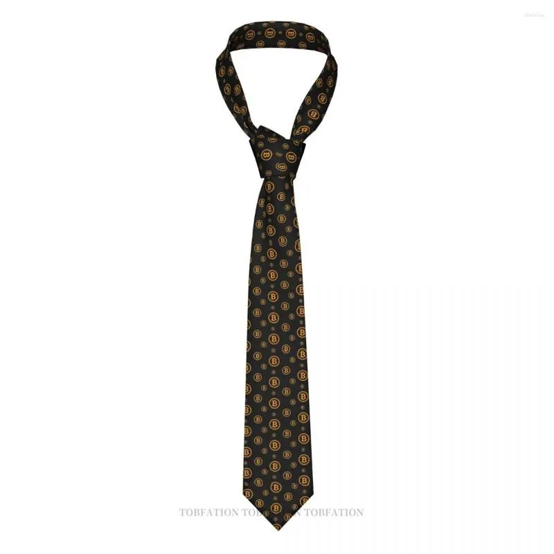 Bow Ties Logo Pattern Print Casual Unisex Neck Tie Daily Wear smal randig Slim Cravat