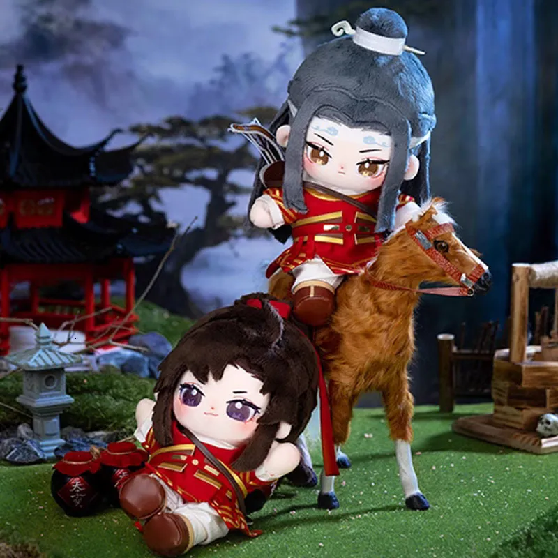 Dolls Mo Dao Zu Shi Wei Wuxian Lan Wangji Plush Toy Hua Cheng Xie Lian Doll Anime Plushie Figure Grandmaster of Demonic Cultivation 230721