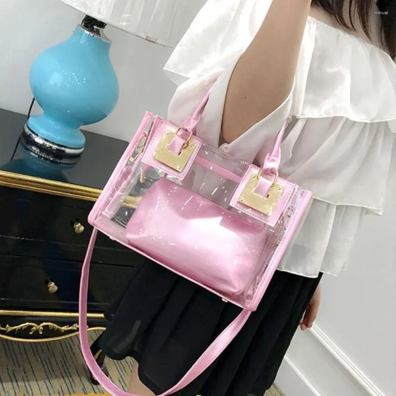 Crossbody Bags Jelly Bag Fashion Women PVC Messenger Bags Luxury