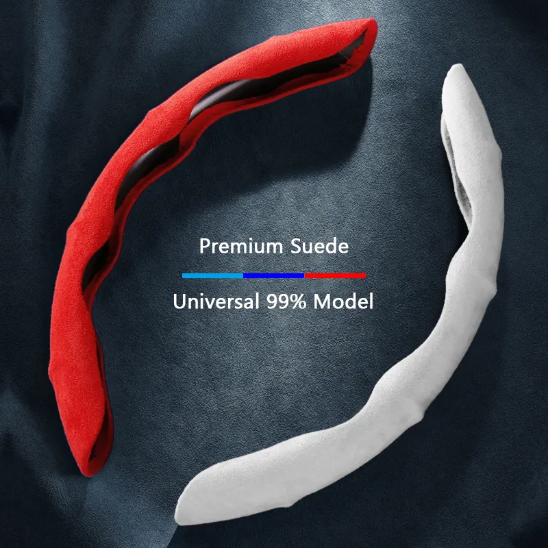 Premium Suede Steering Wheel Cover for MG - Non-Slip Grip, Sweat