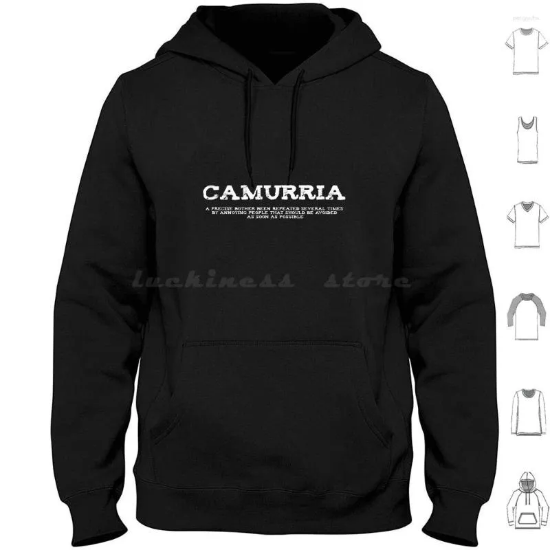 Herrtröjor kamurria sicilianska ord sicilien sicilia rolig present regalo hoodie bomull långärmad futtitinni