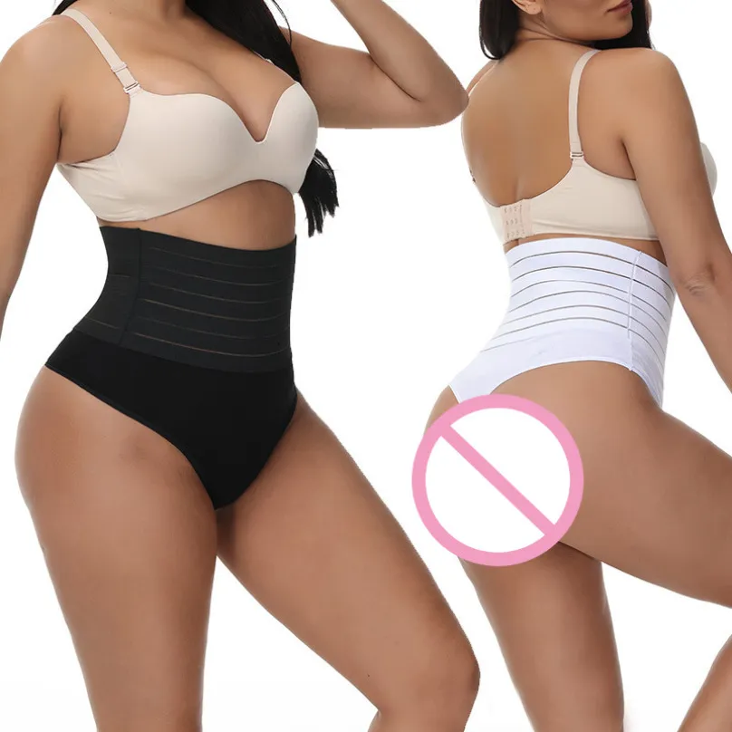 Waist Tummy Shaper Shapewear Thong Women G String Slimming Belly