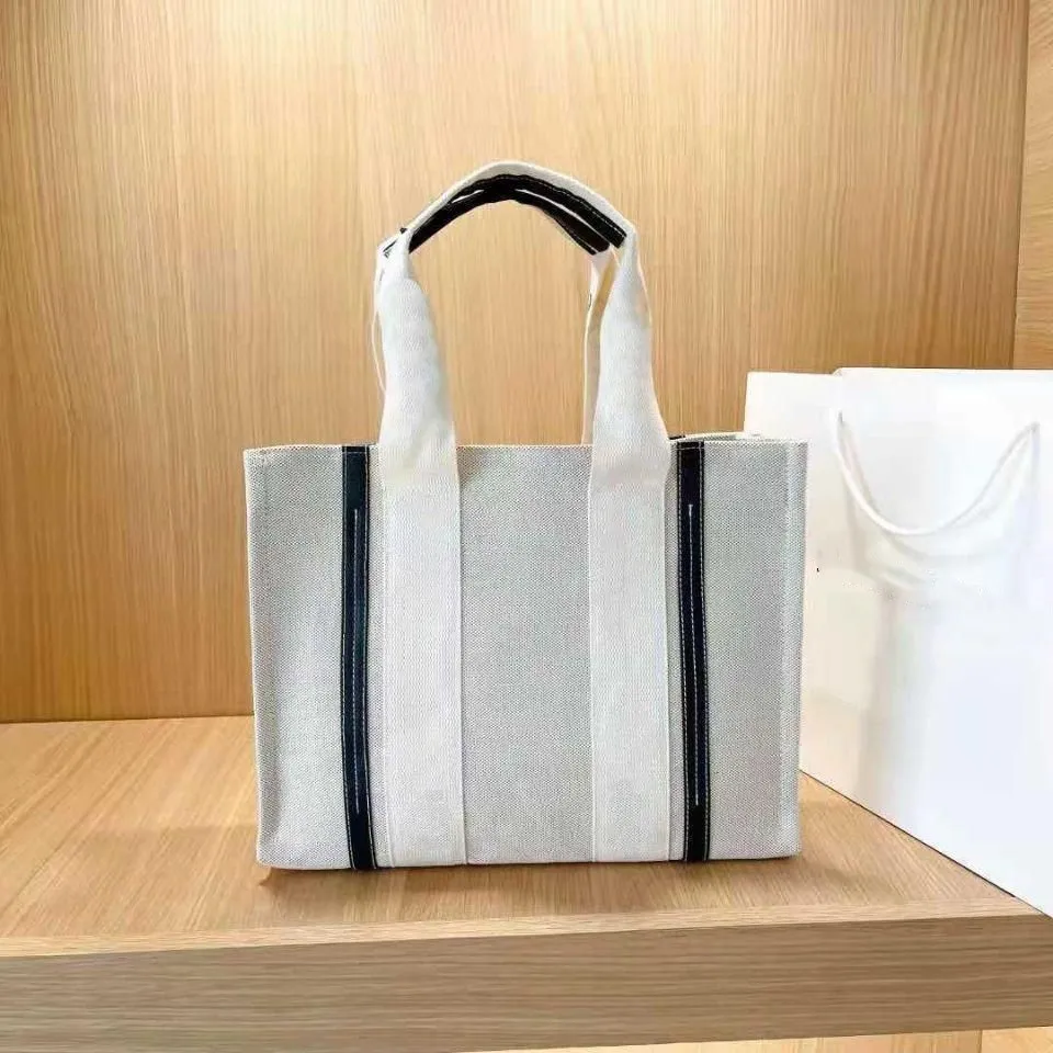 Bolsas de alta qualidade s designers sacos de moda sacos de ombro sacos de designer sacos para mulheres lona macia casual tote aberto bolso saco de mão branco verão