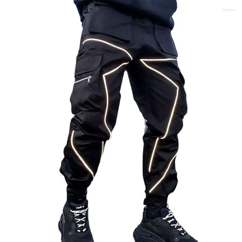 Men's Pants Men Classic Cargo Sweatpants Straight Trousers Male Loose Casual Streetwear Hip Hop Fashion Korean Style Spring