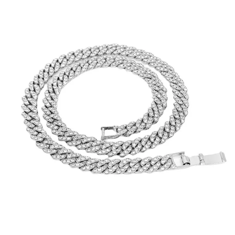 Mens smycken Pärlhalsbandsdesigner för kvinnor Party Sterling Silver Chains For Men Cuban Link Chain Heart Necklace Moissanite Chain Iced Out Chain Free Frakt