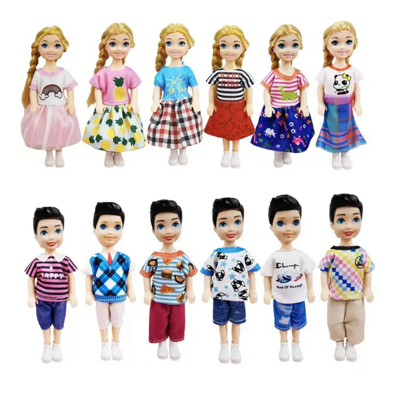 Nova boneca roupas moda casaco de pelúcia topos calças chapéus acessórios  casuais para barbie bjd boneca brinquedos crianças presente menina vestido  sapatos