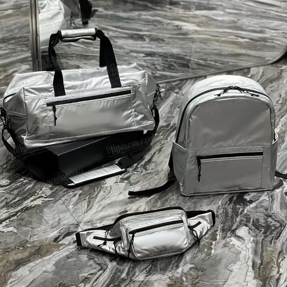 Nuxx Rucksack aus Nylon, City-Rucksack aus Canvas, Nylon und Leder, Damen-Designer-Umhängetasche, luxuriöse Sport-Sporttaschen