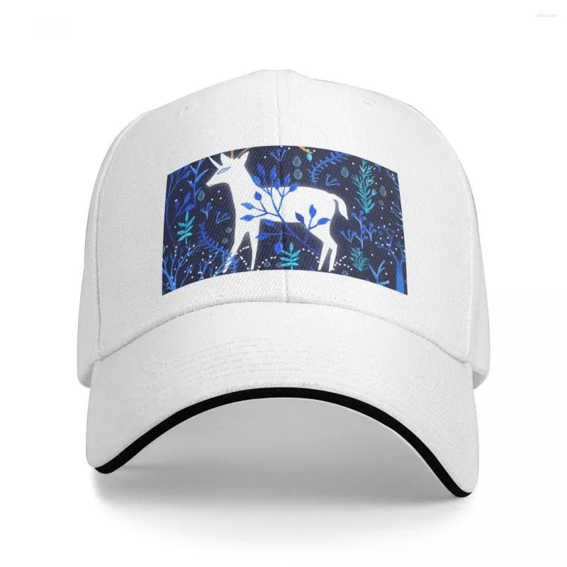 Casquettes Deericorn In Blue Baseball Cap Trucker Hat Snapback Horse Pour Femme Homme