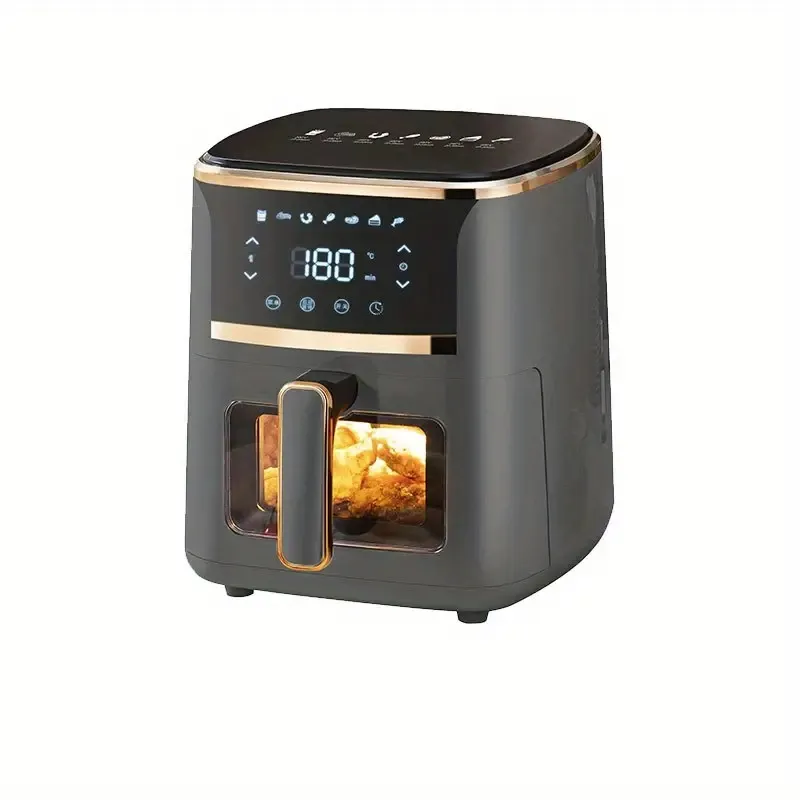 6L 1200W Smart Air Fryer Achieve Healthier Crispy Meals With Easy To Use  Low Fat Cooking Technology From Juulpod, $57.92
