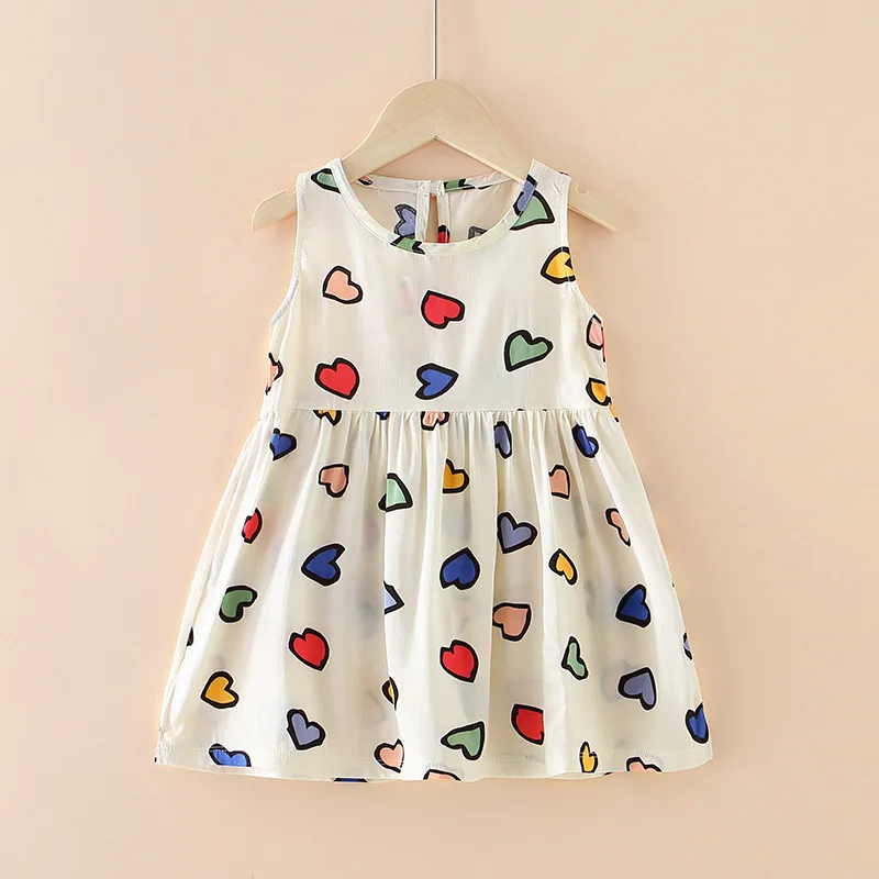 New Girls Clothes 1-8Y for Girl Baby Summer Dress Skirt Toddler Kids Dresses Clothes Girls Cotton Princess Frock Clothing