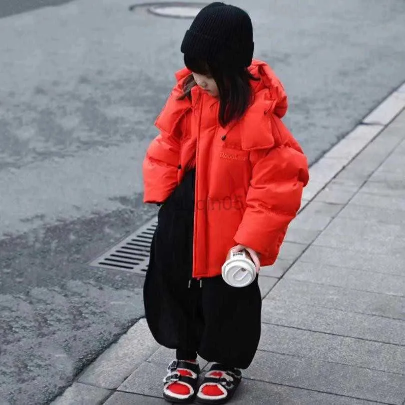 Manteau En Duvet Style Coreen Enfants Doudoune Hiver Nouveau A Capuche Epais Duvet De Canard Blanc Tops Fille Et Garcons Chaud Vers Le Bas Manteaux 4 14Y Wz999 HKD230725 Du 57 53 DHgate