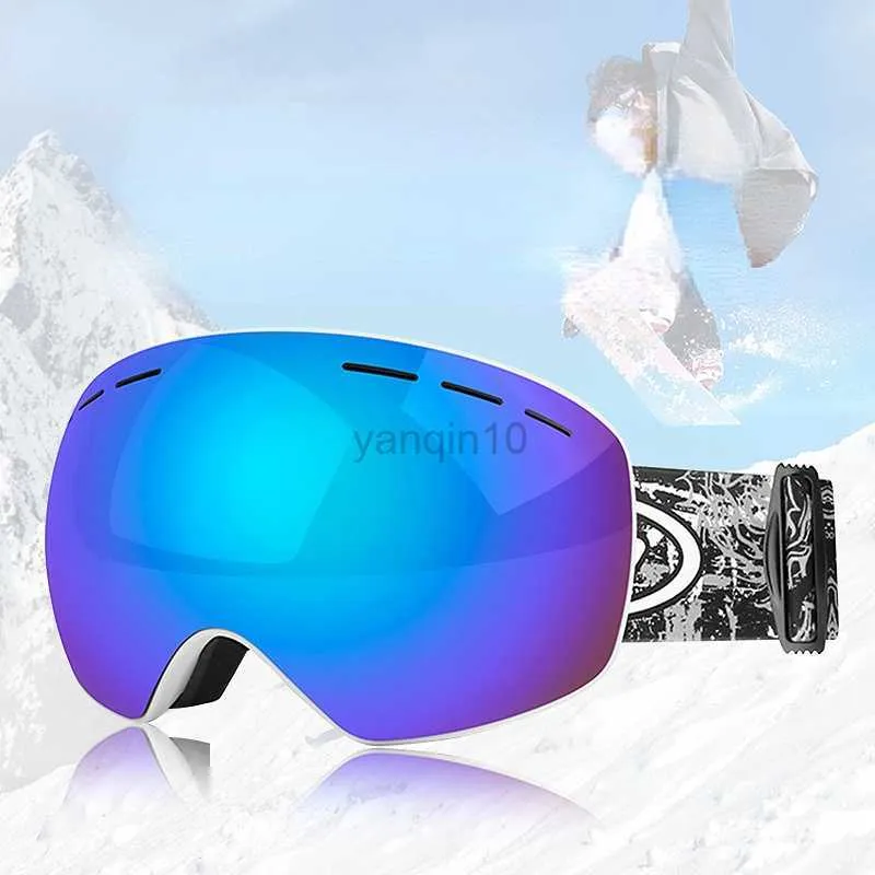 Лыжные очки Зимние лыжные очки горные лыжные на лыжные очки на снегоходных заносах спортивные бокалы снегоочистительно