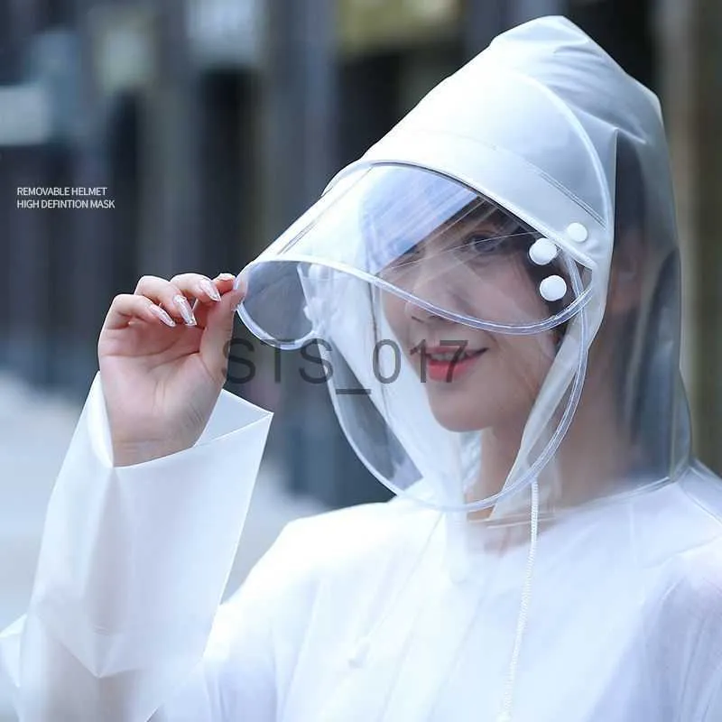 Regnrockar högkvalitativ man regnrock vattentäta damer regn kappa kvinnor vindtätt en-person regnkläder ogenomträngliga miljöresor x0724