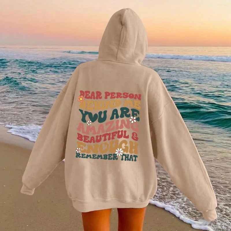 Big Sale Women's Hoodies Letter Print Women Winter Autumn Hooded Sweatshirt 2023 Fashion Streetwear Sweatshirts Top Long Sleeve Pullove