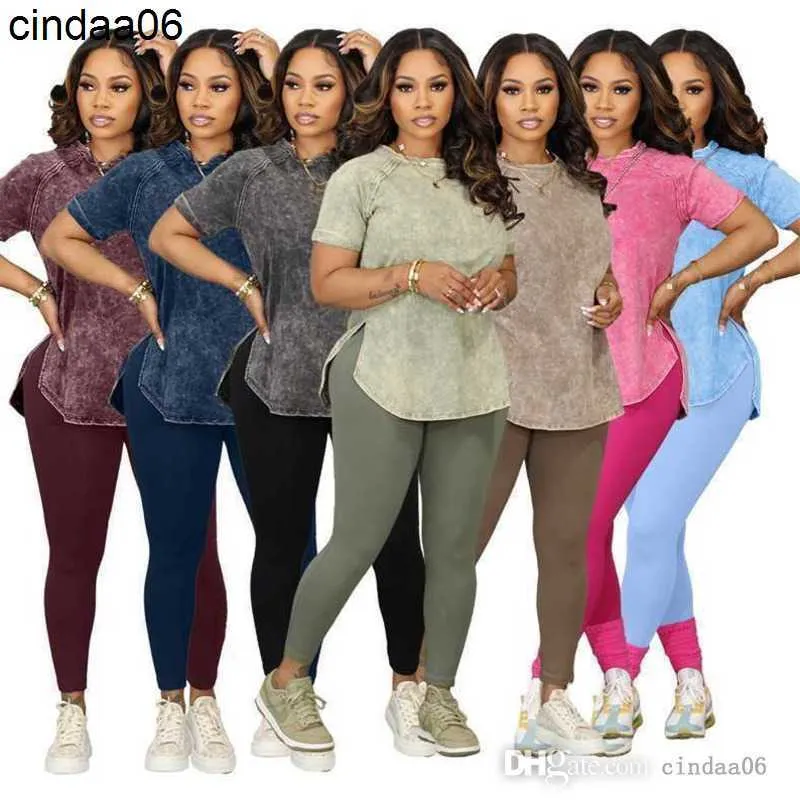 Chándales de mujer, conjunto de dos piezas, diseñador 2023, nueva moda para mujer, conjunto informal estampado, ropa deportiva deportiva de talla grande XXXL